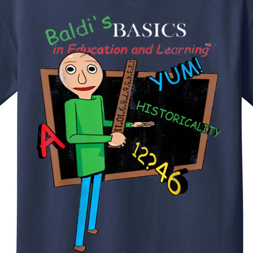 Baldi's Basics Characters Kids Printed T Shirt Various 