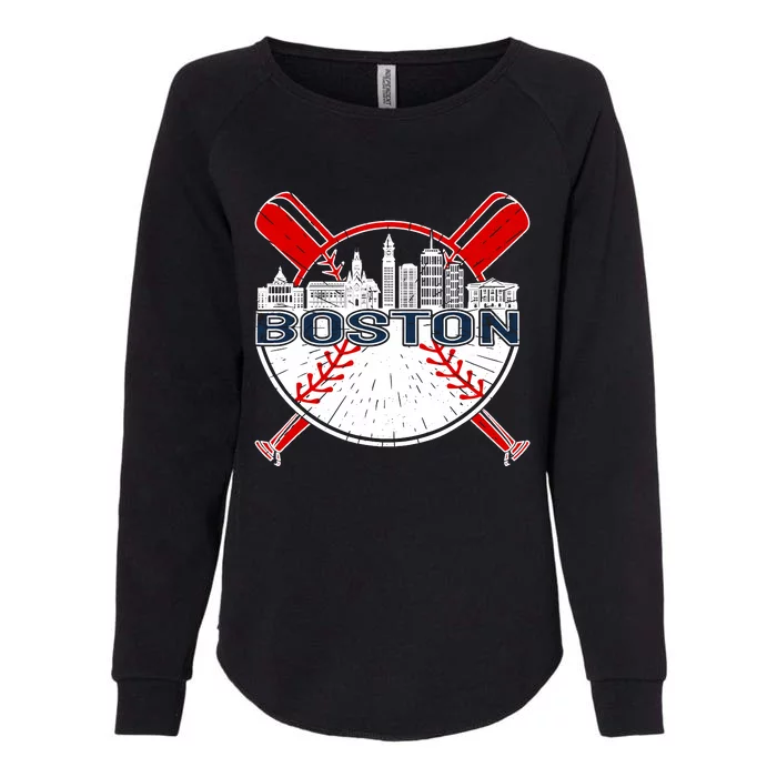 Vintage Boston Baseball For And Wo Womens California Wash Sweatshirt