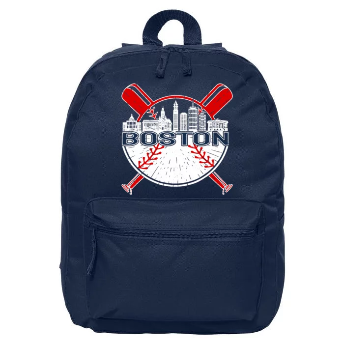 Vintage Boston Baseball For And Wo 16 in Basic Backpack