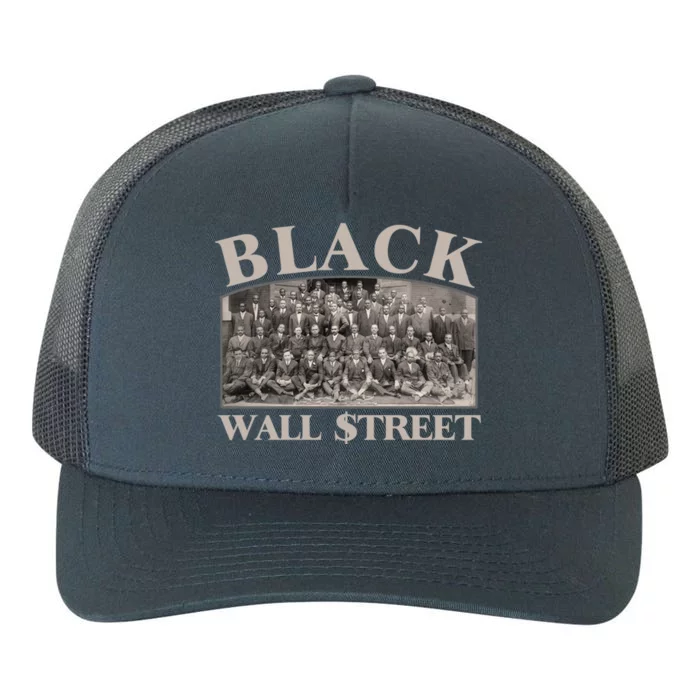 Vintage Black Business Black History Month Black Wall Street Cool Gift Yupoong Adult 5-Panel Trucker Hat