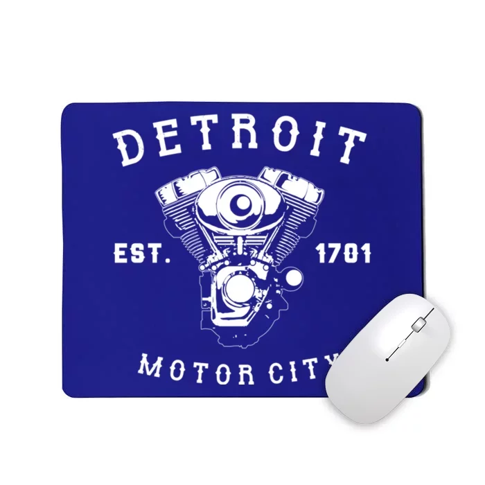 Vintage Big Block Detroit Motor City Michigan Car Enthusiast Cool Gift Mousepad