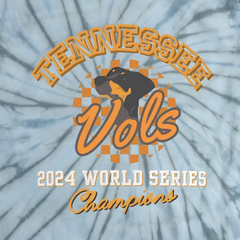 Vols Baseball Champs 2024 Can Cooler Vols Coozie Tie-Dye T-Shirt