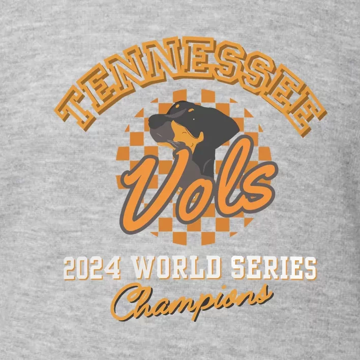 Vols Baseball Champs 2024 Can Cooler Vols Coozie Toddler Sweatshirt