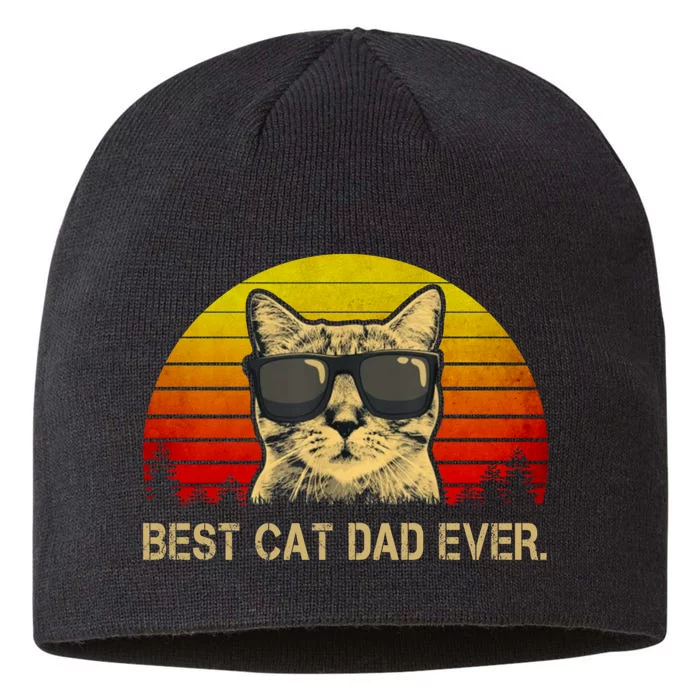 Vintage Best Cat Dad Ever Cat Daddy Father 8 1/2in Sustainable Knit Beanie