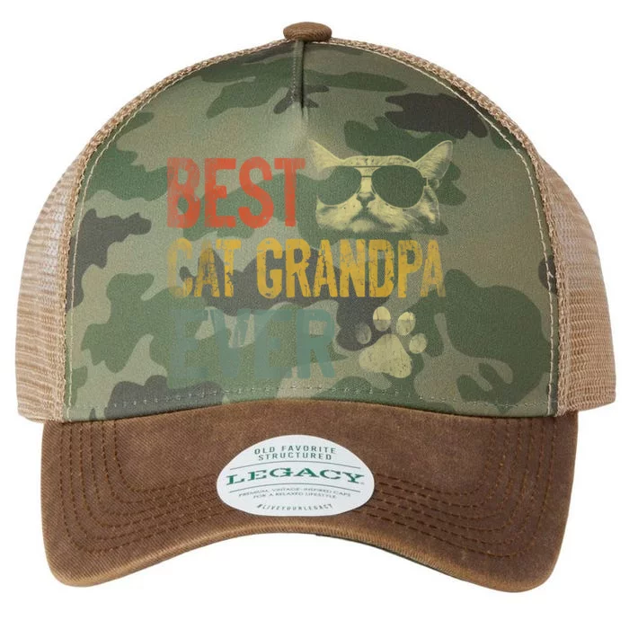 Vintage Best Cat Grandpa Ever TShirt Cat Grandpa Father's D TShirt Legacy Tie Dye Trucker Hat