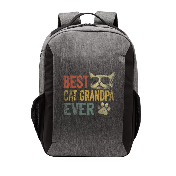 Vintage Best Cat Grandpa Ever TShirt Cat Grandpa Father's D TShirt Vector Backpack