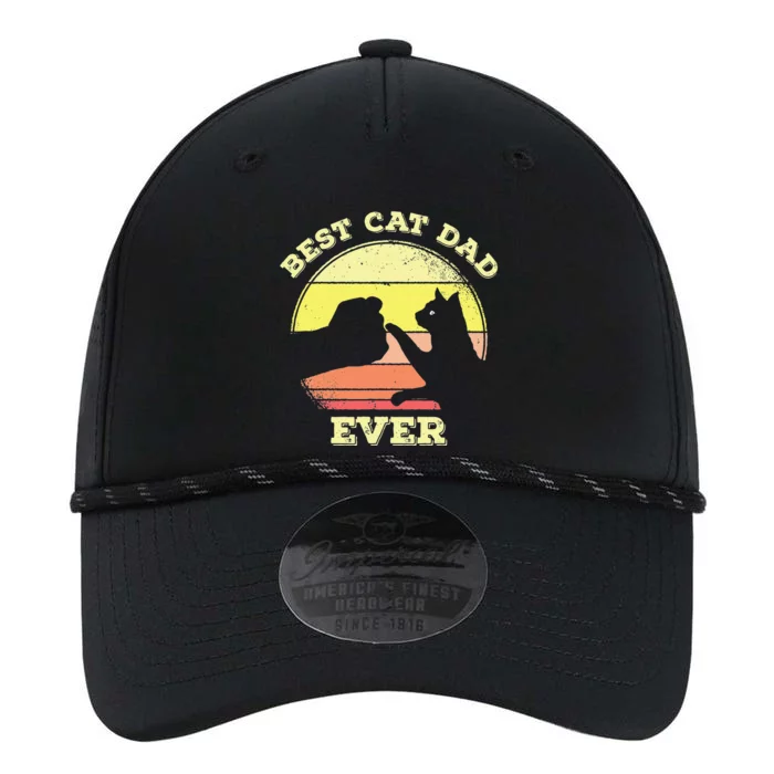 Vintage Best Cat Dad Ever Cat Daddy Gift Performance The Dyno Cap