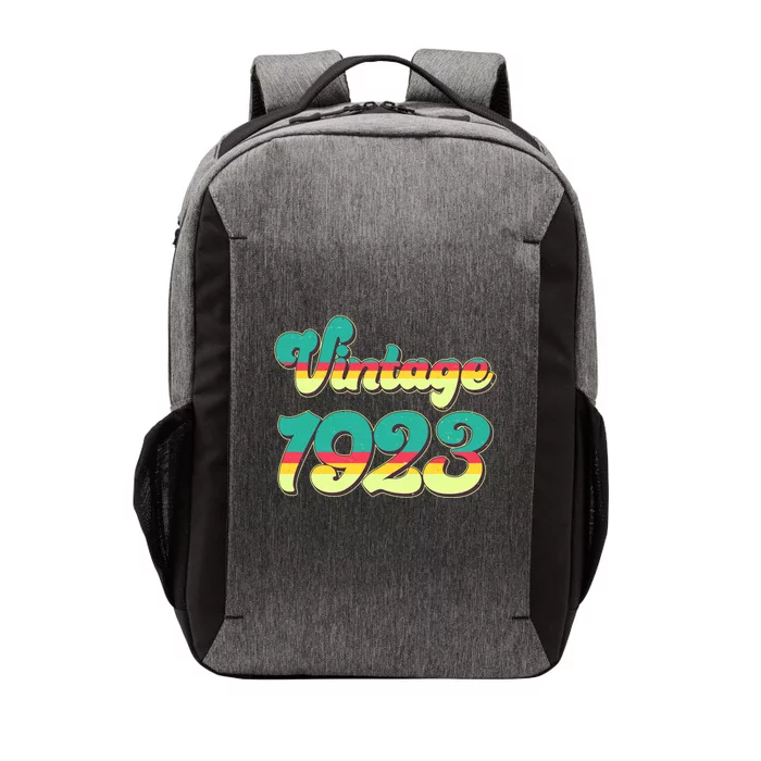 Vintage Bright Colors 1923 100th Birthday Vector Backpack