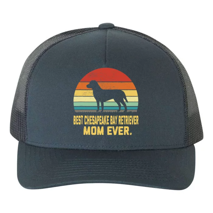 Vintage Best Chesapeake Bay Retriever Mom Ever Tank Top Yupoong Adult 5-Panel Trucker Hat