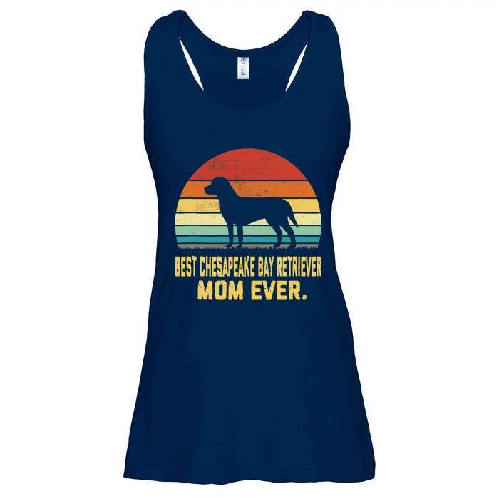 Vintage Best Chesapeake Bay Retriever Mom Ever Tank Top Ladies Essential Flowy Tank