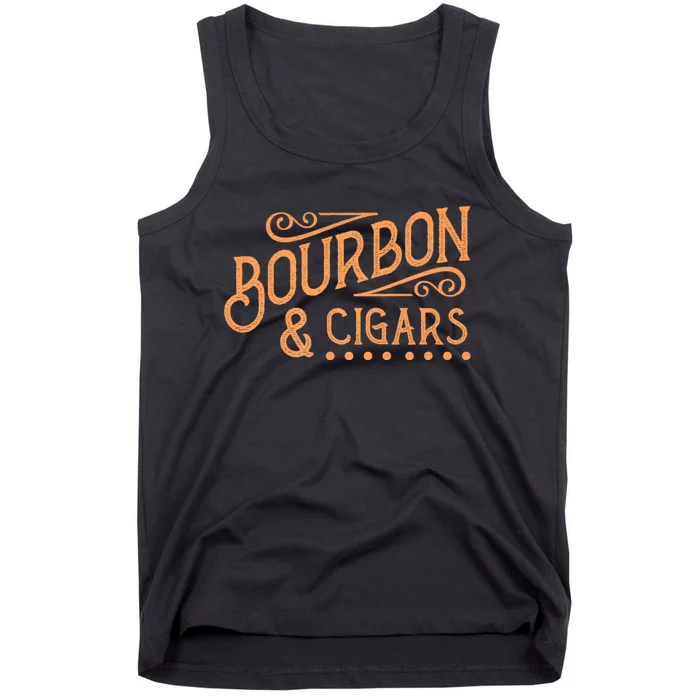 Vintage Bourbon & Cigars Tank Top