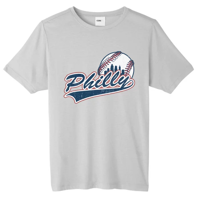 Vintage Baseball Classic P.H.I.L.Ly City Lover Gift ChromaSoft Performance T-Shirt