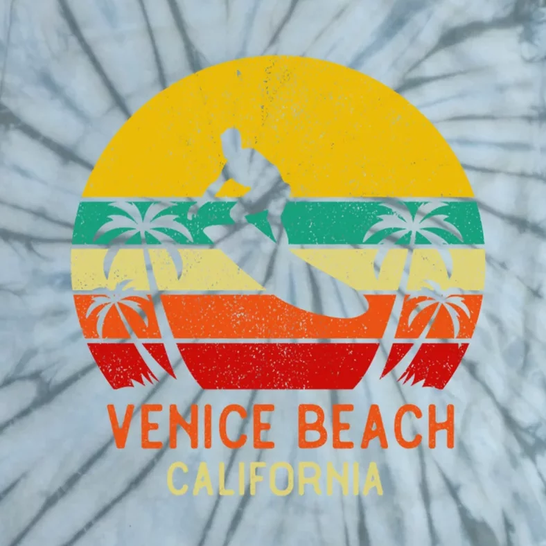 Venice Beach California Sunset Tie-Dye T-Shirt