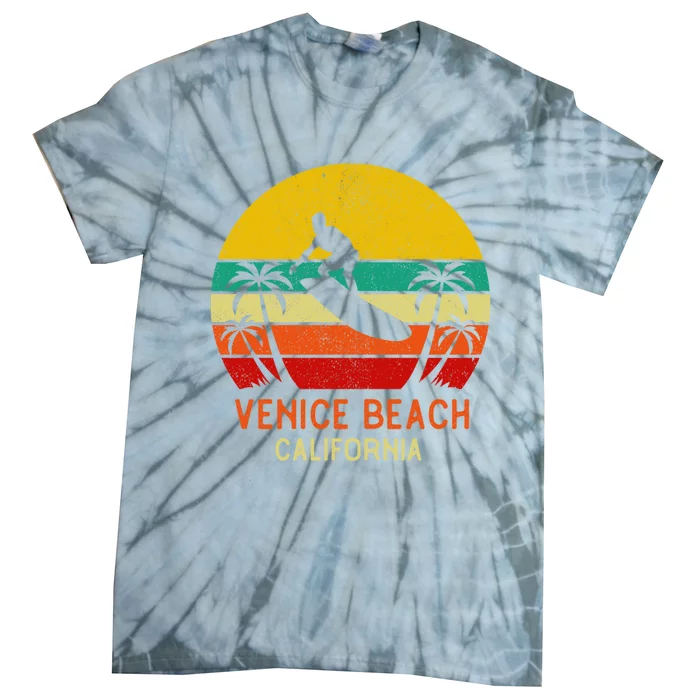 Venice Beach California Sunset Tie-Dye T-Shirt