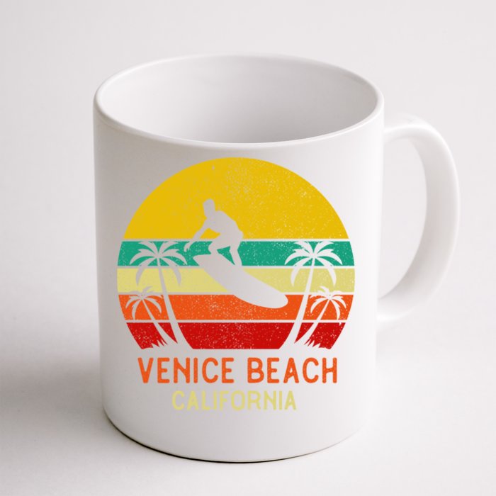 Venice Beach California Sunset Front & Back Coffee Mug