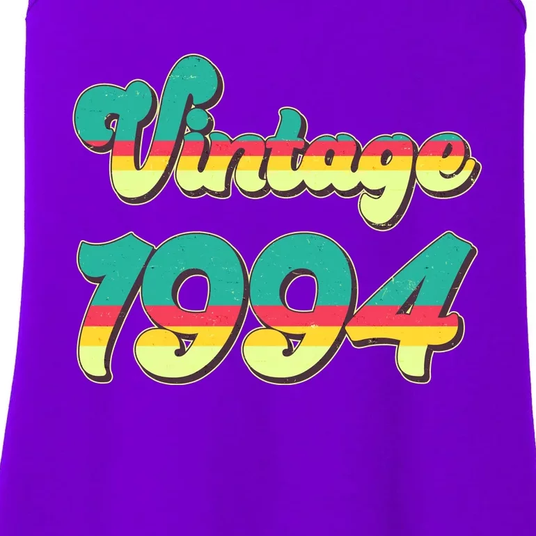 Vintage Bright Colors 1994 30th Birthday Ladies Essential Tank