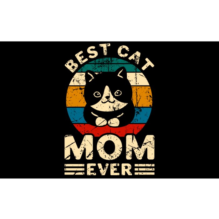 Vintage Best Cat Mom Ever Gift For Mother's Day Bumper Sticker