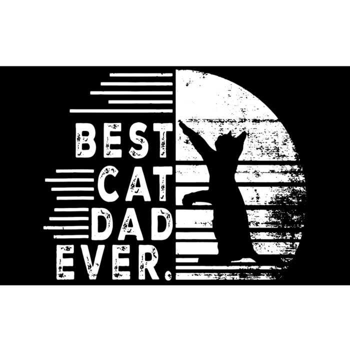 Vintage Best Cat Dad Ever Cat Daddy Gift Bumper Sticker