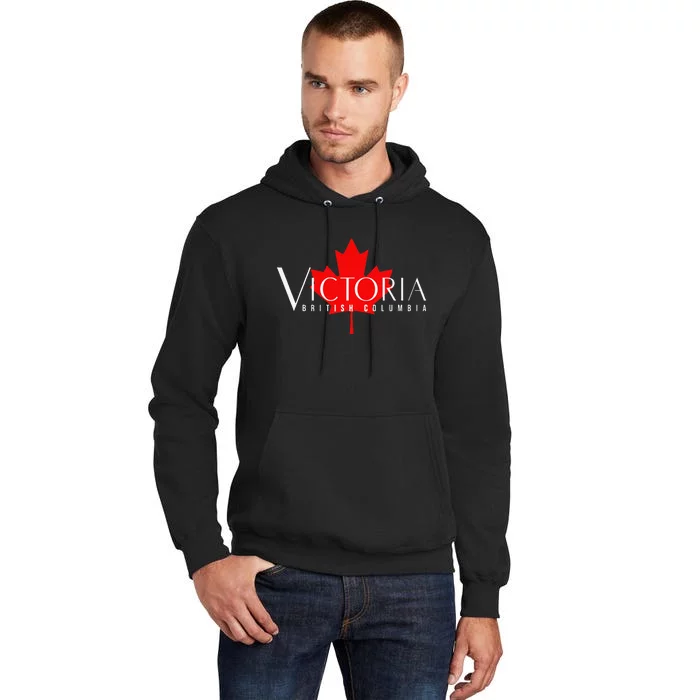 VICTORIA BRITISH COLUMBIA BC CANADA GARDEN CITY MAPLE LEAF Tall Hoodie