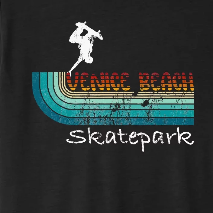 Venice Beach California Skatepark Skateboard ChromaSoft Performance T-Shirt