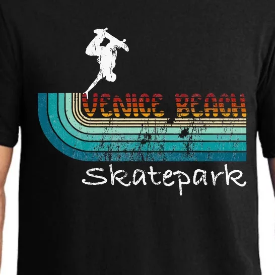 Venice Beach California Skatepark Skateboard Pajama Set