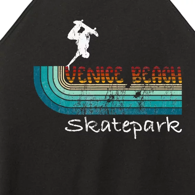 Venice Beach California Skatepark Skateboard Women’s Perfect Tri Rocker Tank