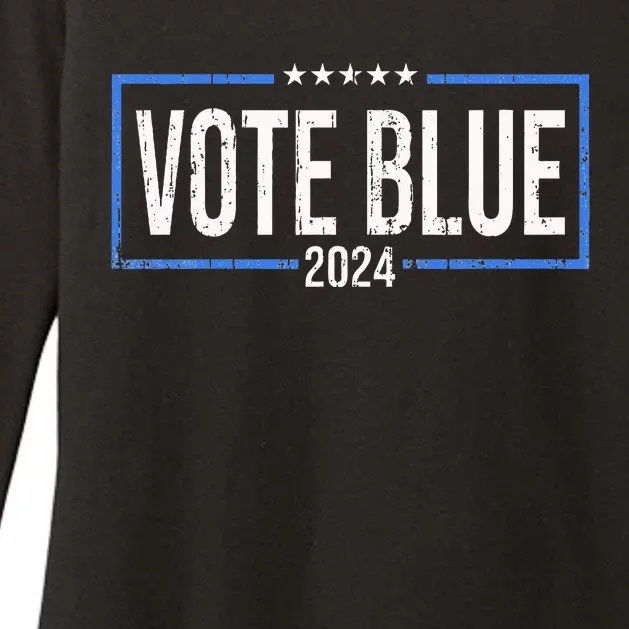 Vote Blue Democrats 2024 Presidential Election Political Womens CVC Long Sleeve Shirt