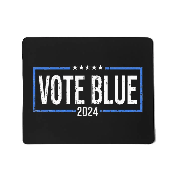 Vote Blue Democrats 2024 Presidential Election Political Mousepad