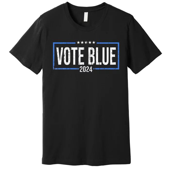 Vote Blue Democrats 2024 Presidential Election Political Premium T-Shirt