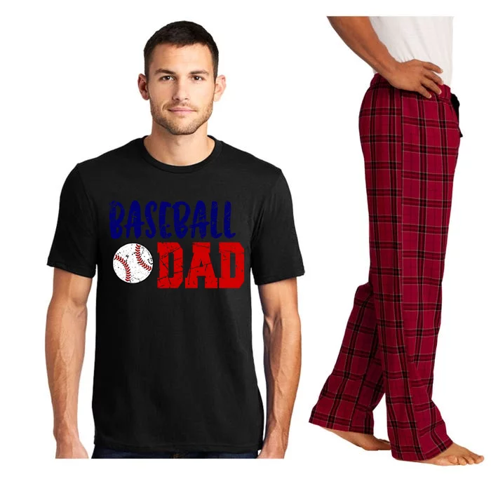 Vintage Baseball Dad Cool Gift Pajama Set