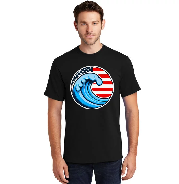 Vote Blue Democrat Election 2024 Blue Wave Democracy Women Tall T-Shirt