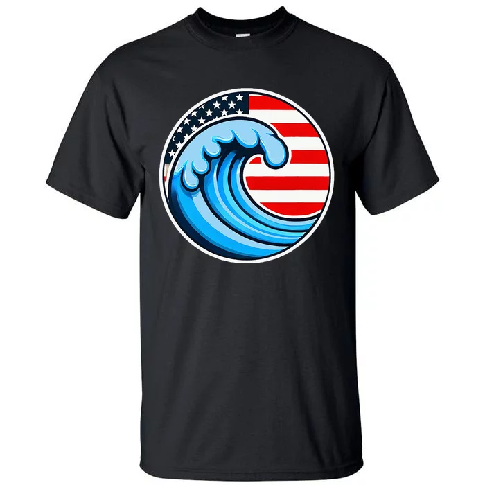 Vote Blue Democrat Election 2024 Blue Wave Democracy Women Tall T-Shirt