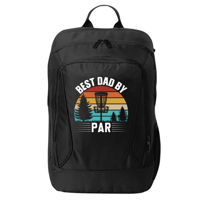 Vintage Best Dad By Par Disc Golf City Backpack