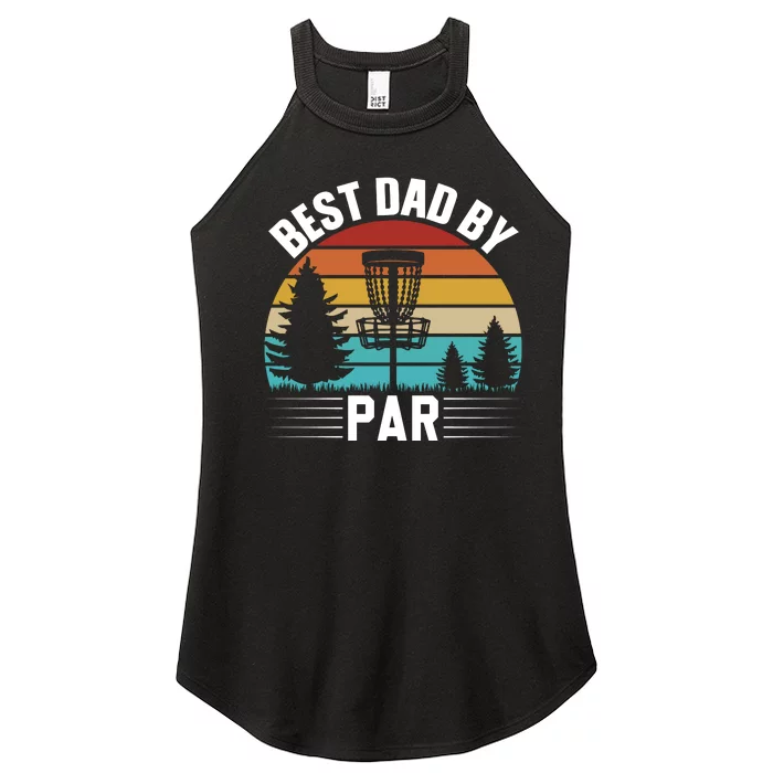 Vintage Best Dad By Par Disc Golf Women’s Perfect Tri Rocker Tank