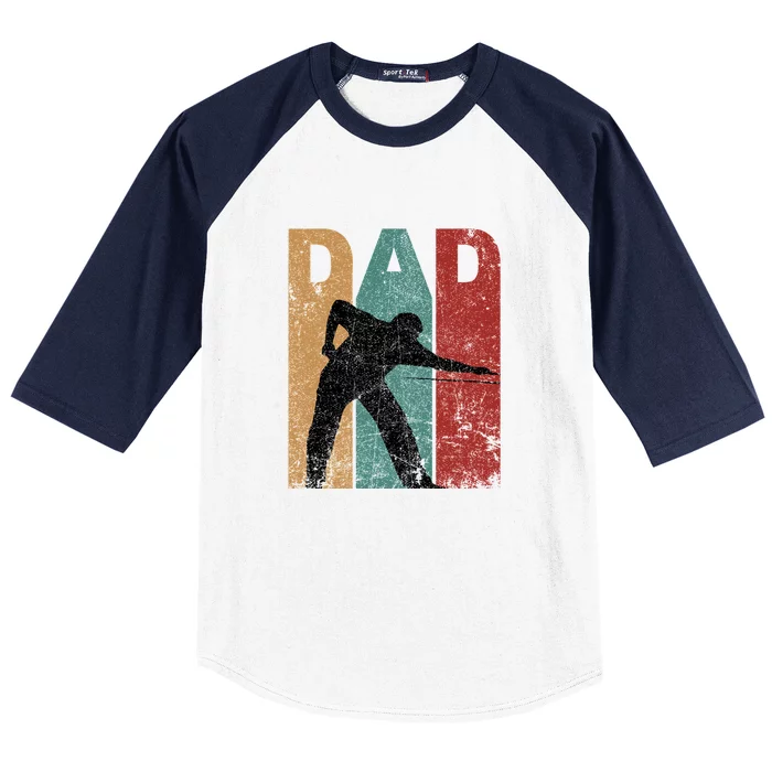 Vintage Billiards Dad Father’s Day Baseball Sleeve Shirt