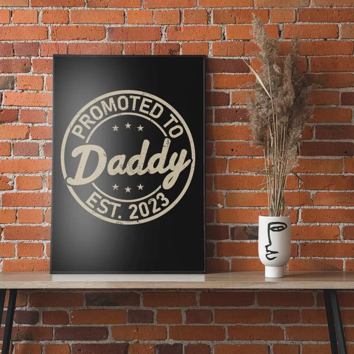 Vintage Badge Dad T Poster