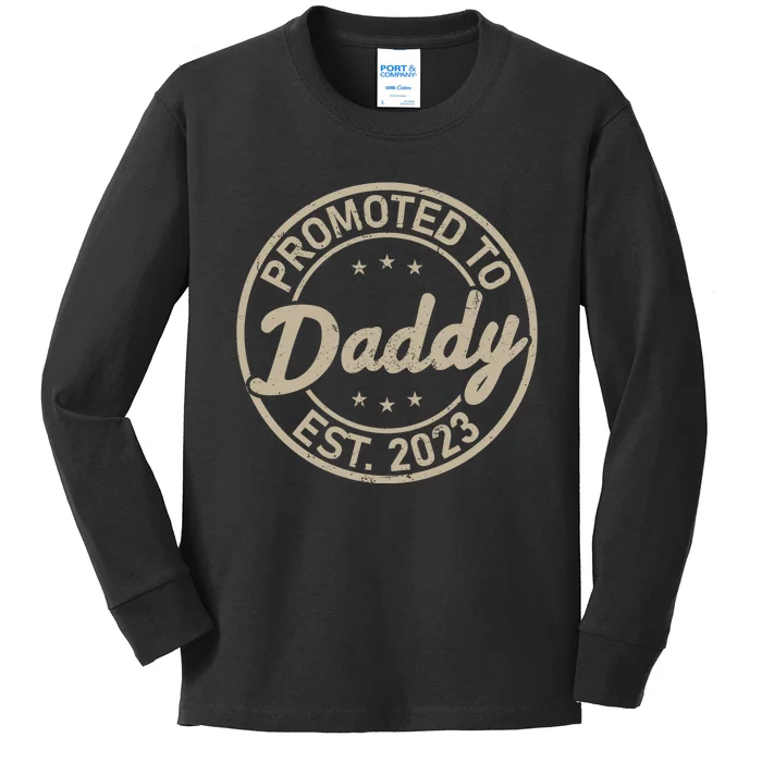 Vintage Badge Dad T Kids Long Sleeve Shirt