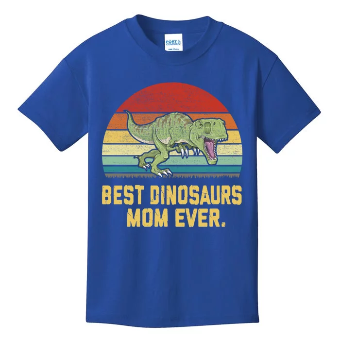 Vintage Best Dinosaurs Mom Ever Gift Kids T-Shirt