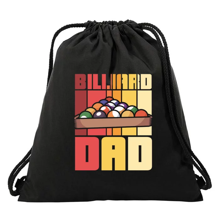 Vntage Billiards Dad Gift For Father’s Day Drawstring Bag