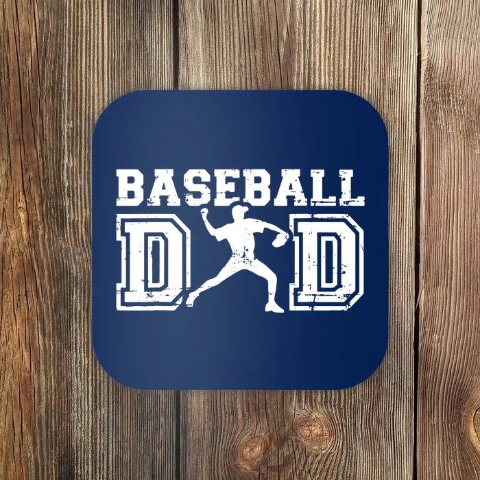 Vintage Baseball Dad Coaster