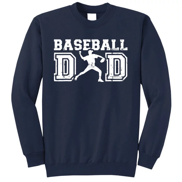 Vintage Baseball Dad Tall Sweatshirt