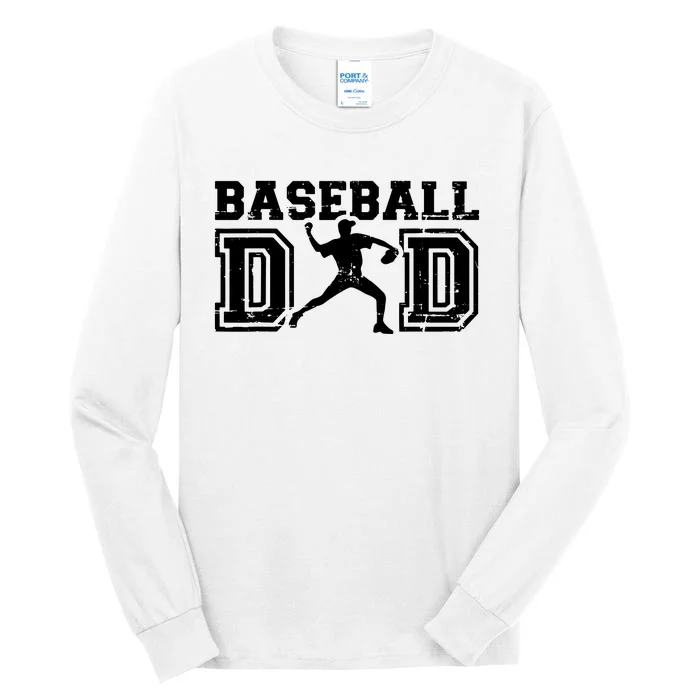 Vintage Baseball Dad Tall Long Sleeve T-Shirt