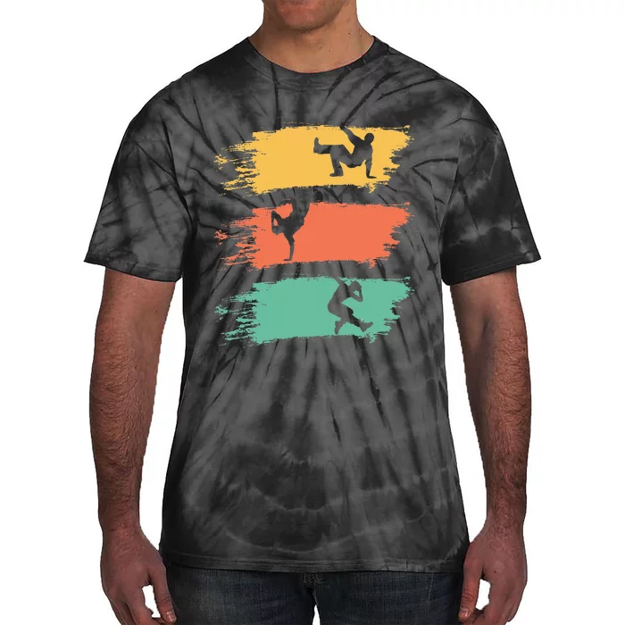 Vintage Breakdancing Design For Breakdance Dancer Tie-Dye T-Shirt