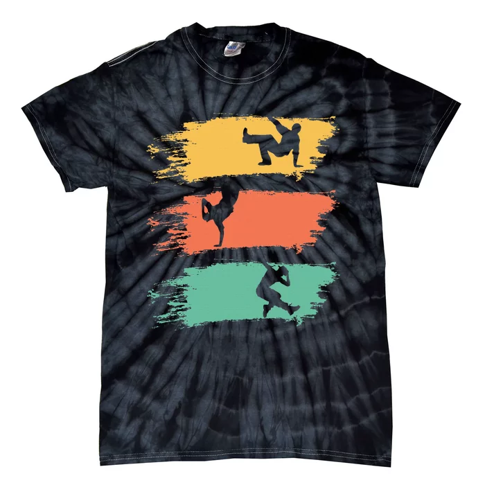 Vintage Breakdancing Design For Breakdance Dancer Tie-Dye T-Shirt