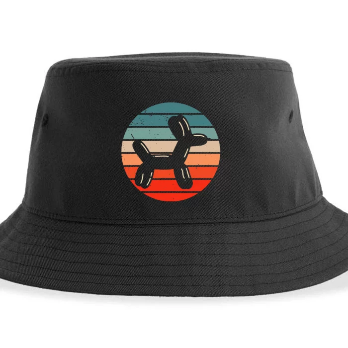 Vintage Balloon Dog Sustainable Bucket Hat