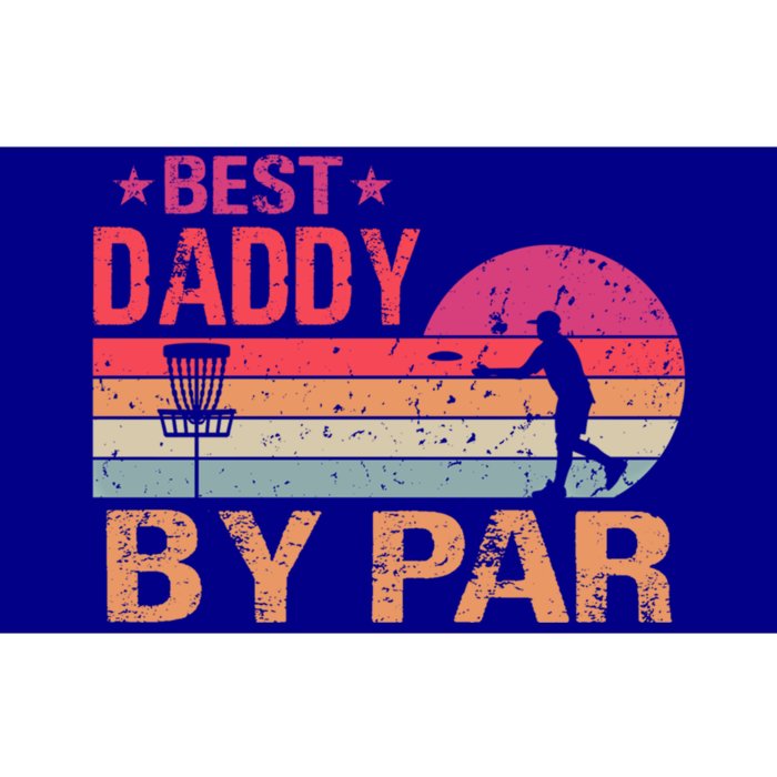 Vintage Best Daddy By Par Disk Golf Funny Fathers Day Funny Gift Bumper Sticker