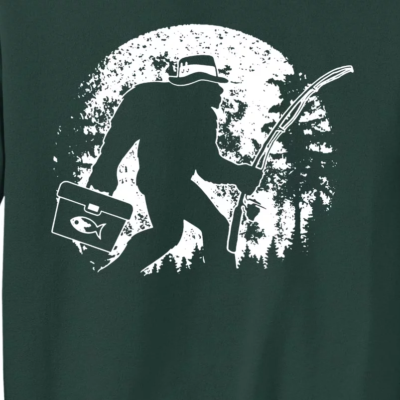 Vintage Big Foot Fishing Tall Sweatshirt