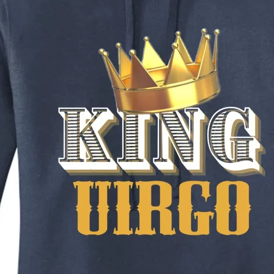 Virgo Birthday Funny Gift King Virgo Zodiac Meaningful Gift Women's Pullover Hoodie