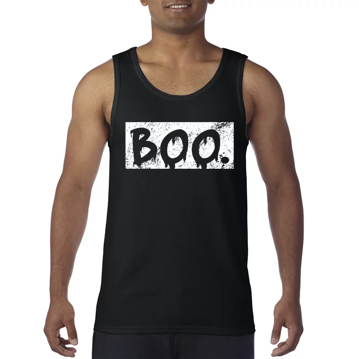 Vintage Boo Funny Lazy Halloween Costumes Tank Top