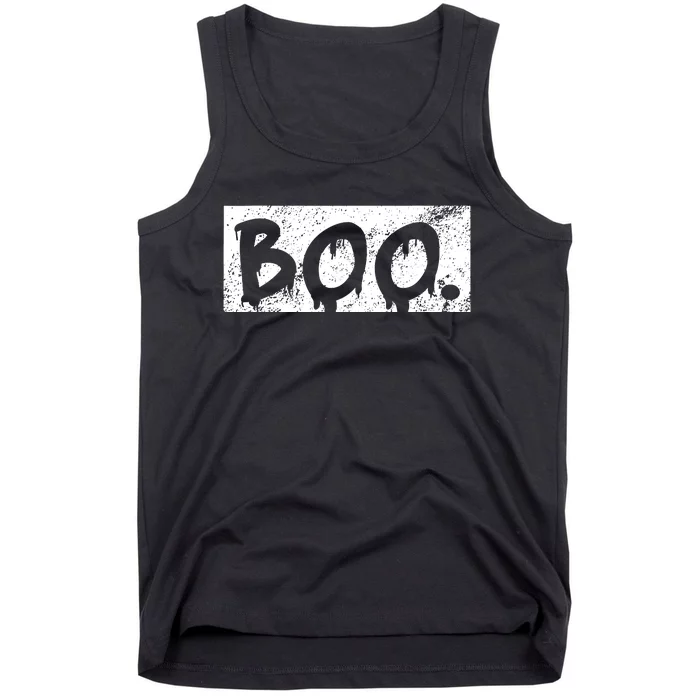 Vintage Boo Funny Lazy Halloween Costumes Tank Top